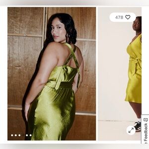 Wildfang satin slippers dress